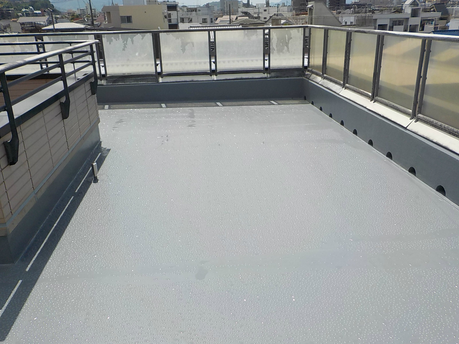 広島市安芸区屋上防水塗装1　施工後